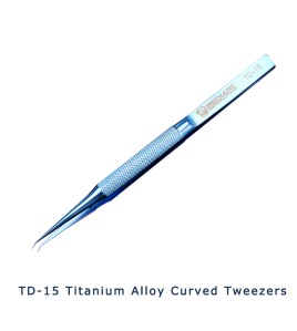 Penseta cu varf curbat, de precizie pentru electronica TD-15