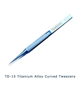 Penseta cu varf curbat, de precizie pentru electronica TD-15