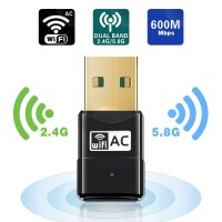 Adaptor USB Wireless, Wi-Fi, Dual Band 2.4Ghz si 5.8Ghz