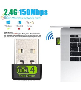 Adaptor USB Wireless Wi-Fi 2.4Ghz