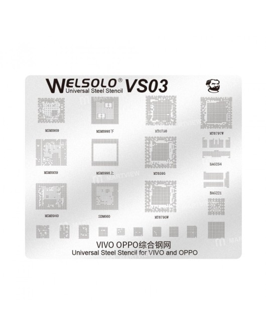 Sita BGA pentru Vivo, Oppo