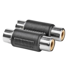 Adaptor 2 x rca mama la 2 x rca mama