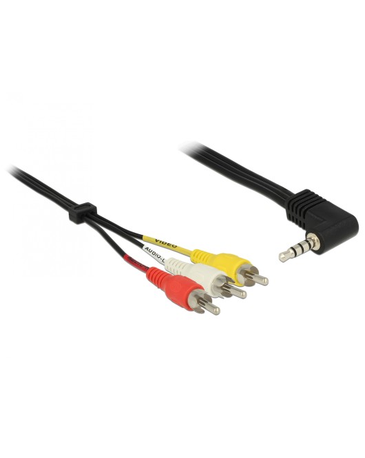 Cablu Adaptor Jack 3.5mm, 4 contacte la 3 x rca