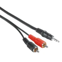 Cablu adaptor Audio Jack 3.5mm -&gt; 2 x RCA tata