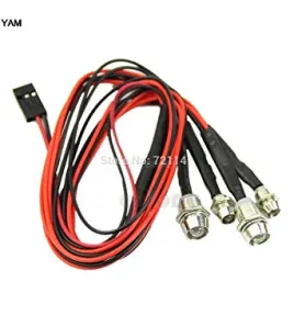 Set Led-uri cu cablu pentru prototipare masinute electrice, roboti, barcute
