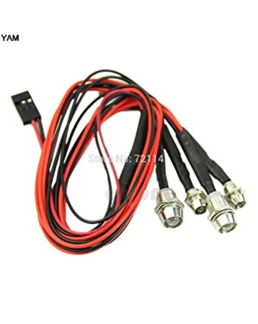 Set Led-uri cu cablu pentru prototipare masinute electrice, roboti, barcute