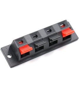 Conector / Terminal iesire boxe statie amplificare Audio /  cu revenire, cu doua sau patru pozitii