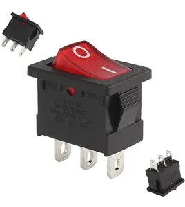 Intrerupator on / off 3 pini cu bec