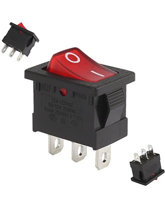 Intrerupator on / off 3 pini cu bec