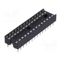 Soclu DIP 28 pini THT
