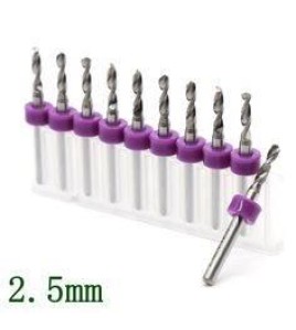 Burghiu cnc 3.175 / 2.5mm