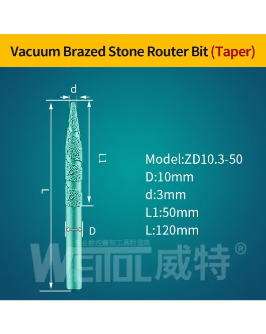 Freza Gravura Piatra ZD10.3-50