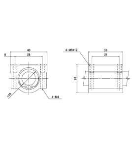 Rulment liniar SC10UU