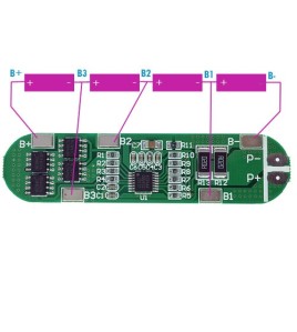4S 12A Modul protectie si incarcare acumulatori Li-Ion