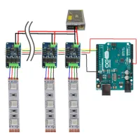 Modul, Controller banda led RGB 