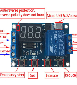 Modul electronic, Circuit de intarziere / temporizare