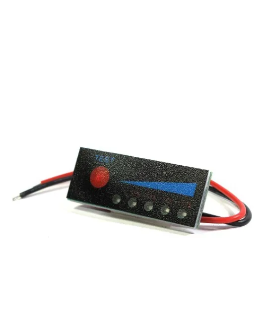 Indicator cu led-uri pentru nivel incarcare acumulatori Li-ion 18650