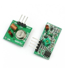 Modul Emitator + Receptor Radio ( Wireless ) RF 433