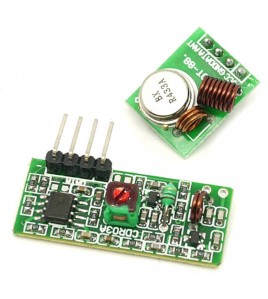 Modul Emitator + Receptor Radio ( Wireless ) RF 433