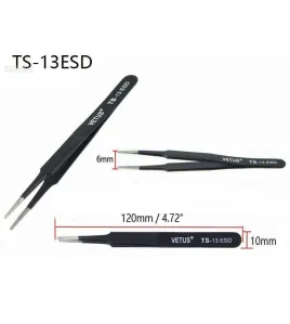 Penseta de Precizie cu varf lat