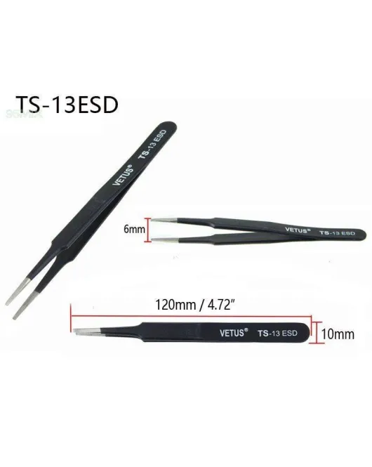 Penseta de Precizie cu varf lat