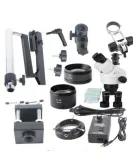 Microscop Industrial Trinocular Pentru electronica 3.5X-90X