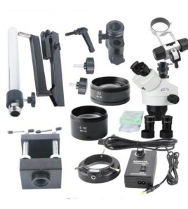 Microscop Industrial Trinocular Pentru electronica 3.5X-90X