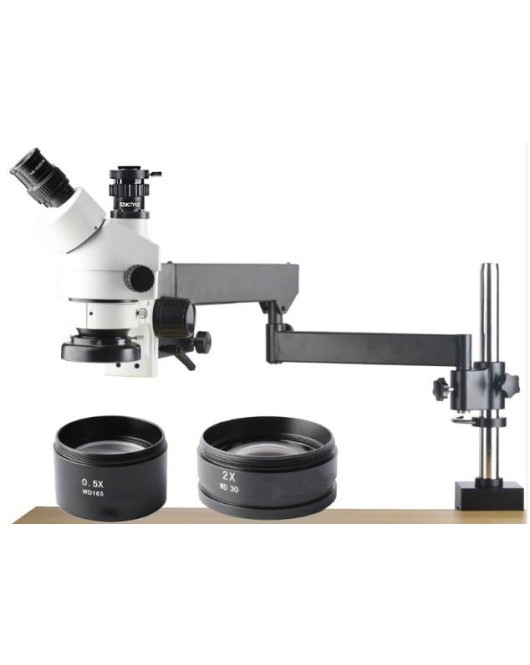 Microscop Industrial Trinocular Pentru electronica 3.5X-90X