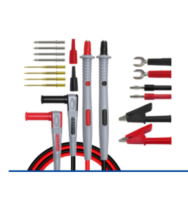 Set sonde multimetru si accesorii pentru testare componente tht si smd