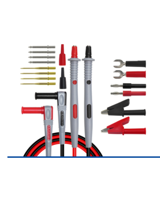Set sonde multimetru si accesorii pentru testare componente tht si smd