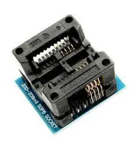 Soclu, Adaptor de la SOP8 la DIP8, pentru programator chip eeprom, flash ( bios )