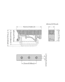 Suport, Adaptor cablaje electronice ( PCB ) pentru sina DIN ( DIN RAIL )